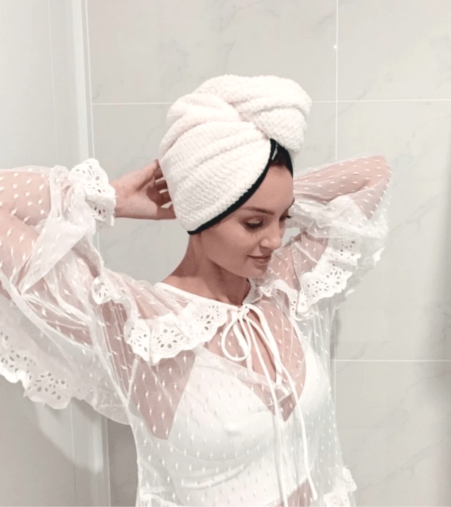 The Quick Dry Hair Turban - Blush Off - Eco Friendly Makeup Remover - FREE EXPRESS SHIPPING