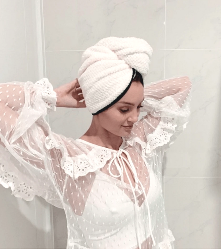 The Quick Dry Hair Turban - Blush Off - Eco Friendly Makeup Remover - FREE EXPRESS SHIPPING