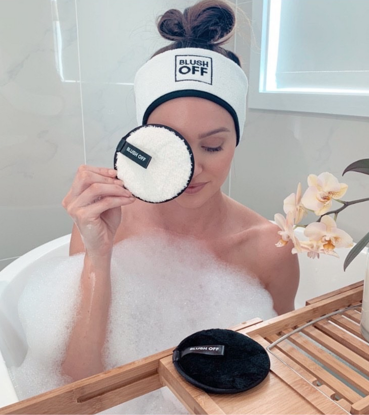 Face Wash Head Band - Blush Off - Eco Friendly Makeup Remover - FREE EXPRESS SHIPPING