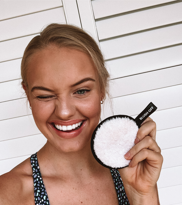 Single Pad - Blush Off - Eco Friendly Makeup Remover - FREE EXPRESS SHIPPING