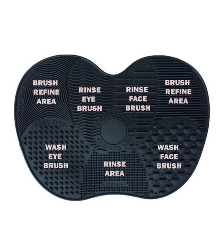 Silicone Brush Cleaning Mat - Blush Off - Eco Friendly Makeup Remover - FREE EXPRESS SHIPPING