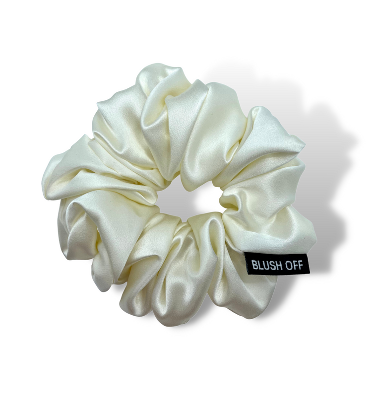 Large Silk Scrunchie - Blush Off - Eco Friendly Makeup Remover - FREE EXPRESS SHIPPING