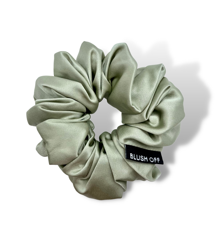 Large Silk Scrunchie - Blush Off - Eco Friendly Makeup Remover - FREE EXPRESS SHIPPING