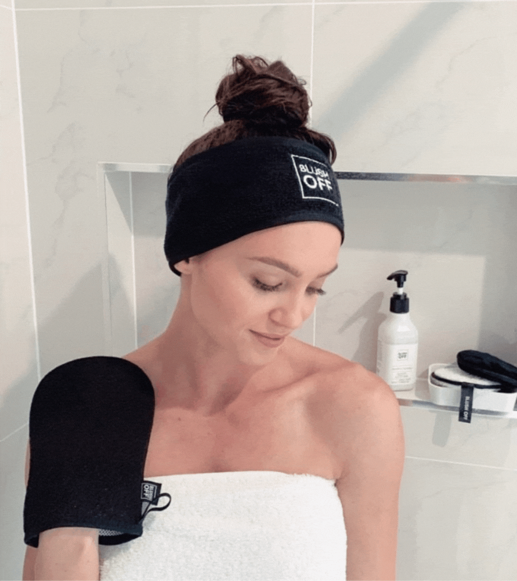 The Charcoal Body Glove - Blush Off - Eco Friendly Makeup Remover - FREE EXPRESS SHIPPING