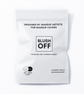 Blush Off reusable makeup remover pads 2 pack with washable black and white makeup removal pads