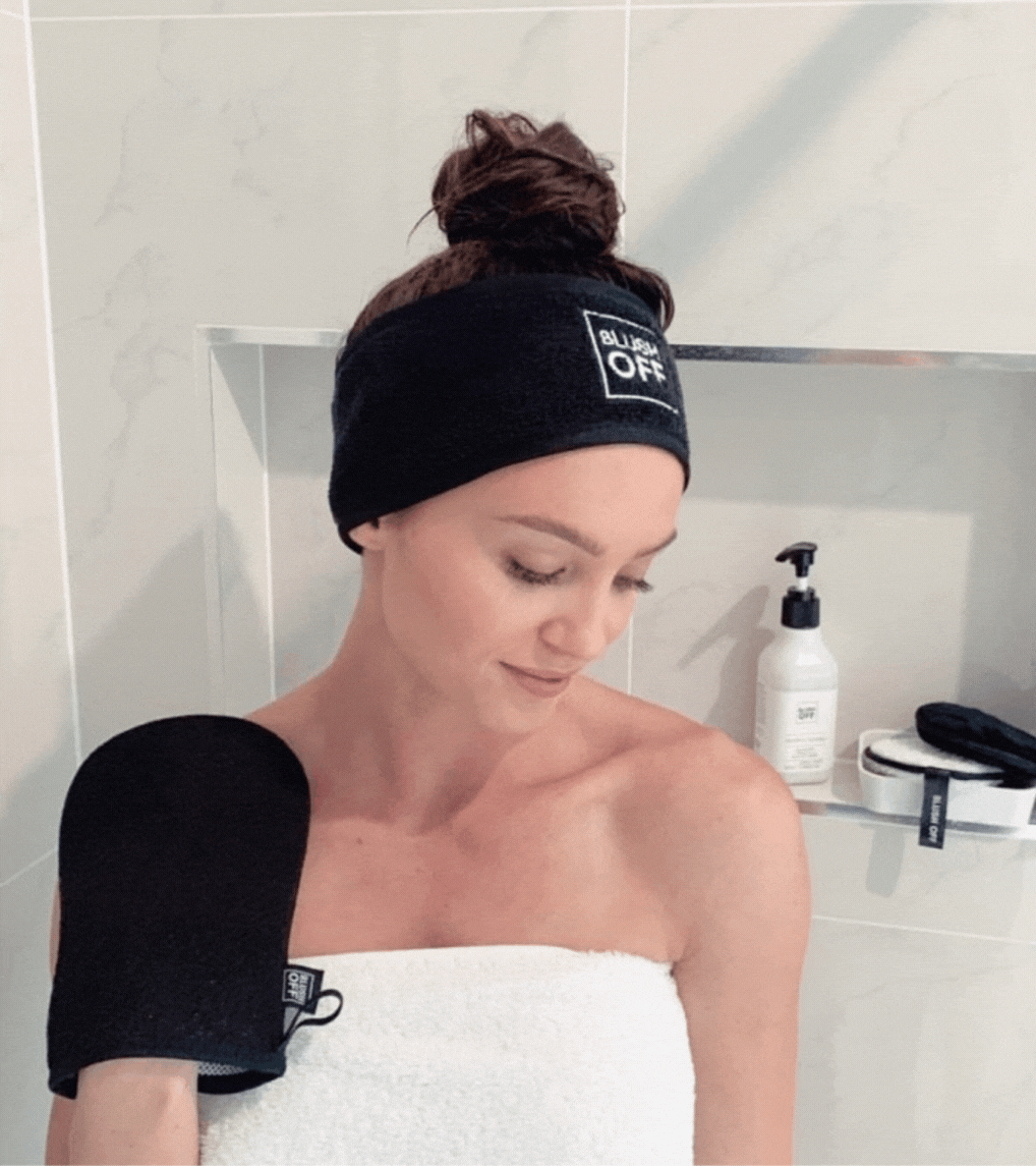 The Charcoal Body Glove - Blush Off - Eco Friendly Makeup Remover - FREE EXPRESS SHIPPING  